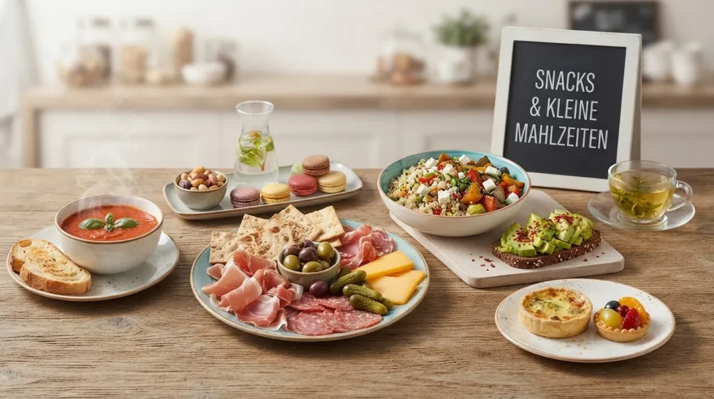Snacks und kleine Mahlzeiten