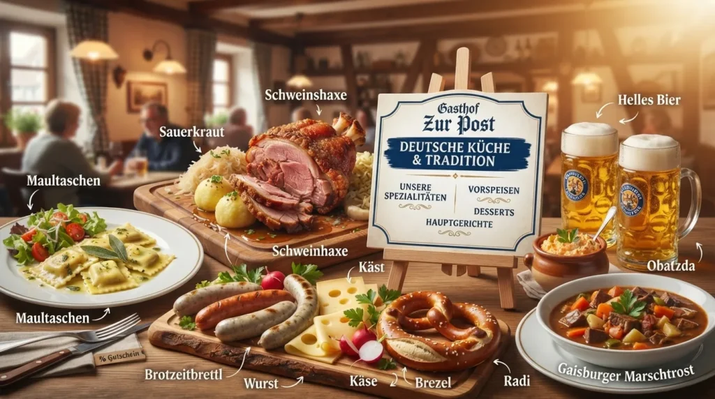 gasthof zur post speisekarte preis deutschland