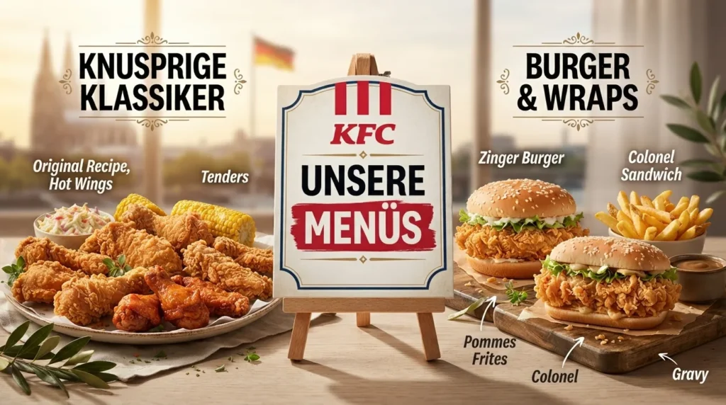kfc speisekarte preise